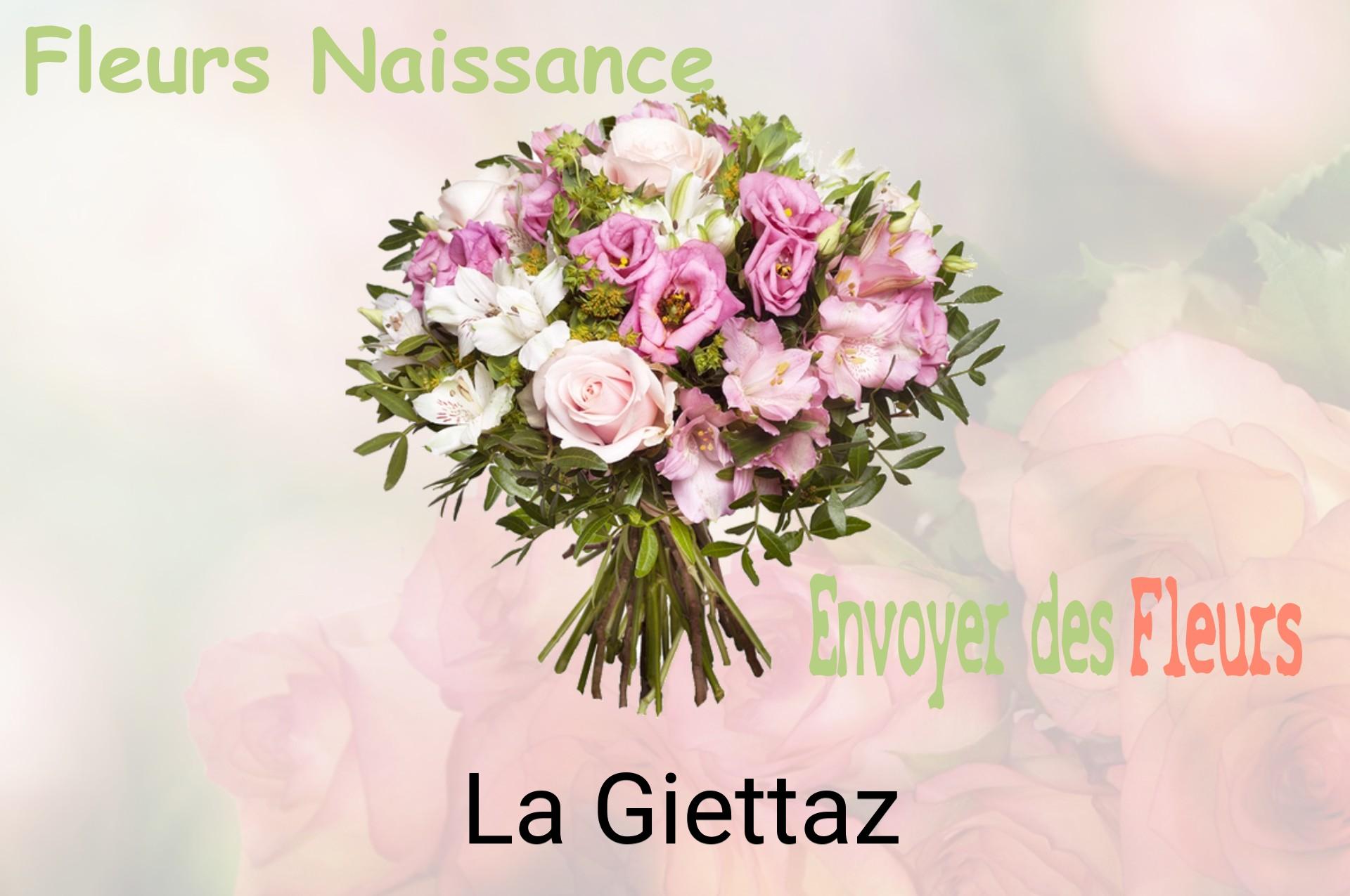 Bouquet de fleurs de naissance livré à La Giettaz